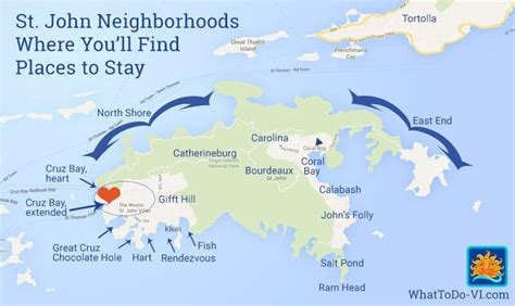 Cruz Bay St John Map