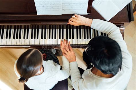Piano Lesson At A Music School Stock Photo Image Of Bright Lessons