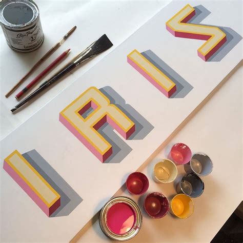 That Hand Painted Shadow Is Magic Amazing Hand Painted Letters By
