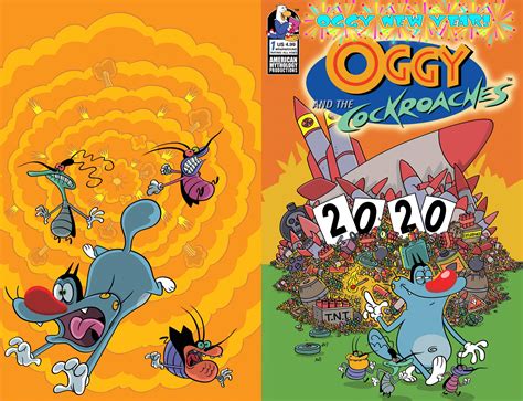 Oct201078 Oggy And The Cockroaches Oggy New Year 1 Cvr B Rankine Wrap Previews World