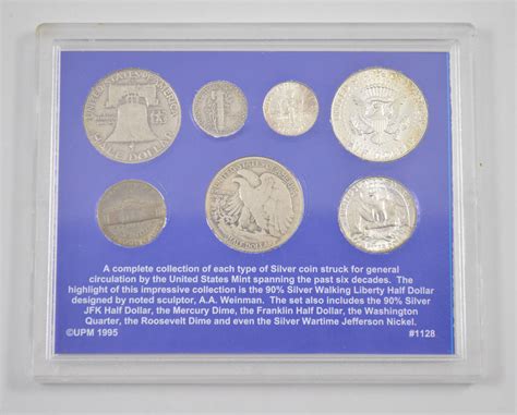 Silver Coin Set Six Decades Of American Silver Coinage Historic Us