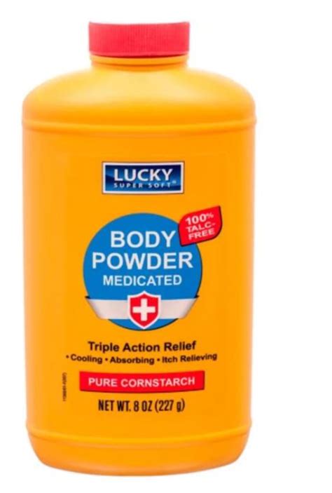 Lucky Medicated Body Powder Pure Cornstarch Lazada Ph