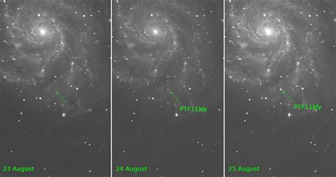 Bright Supernova Visible In M101