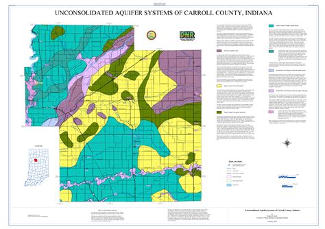 Dnr Water Aquifer Systems Maps 56 A And 56 B Unconsolidated And