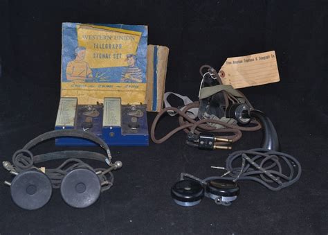 Vintage Telegraph Equipment Lot Ebth