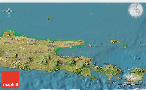 From nusa dua's magnificent beaches to yogyakarta, the javanese art and cultural centre, to the historic town of read more. Satellite 3D Map of East Java