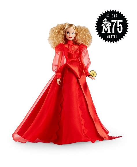 Barbie Mattel 75th Anniversary Doll Macys