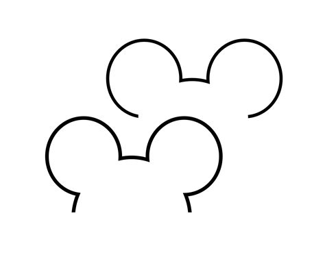 Mickey Heads Outline Svg Mickey Mouse Svg Disney Svg Files For | Images