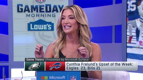 Game Theory Cynthia Frelunds Score Predictions For Week 8 Youtube