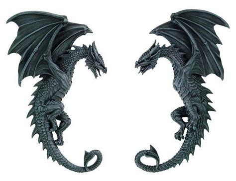 Twin Dragons Dragons Pinterest