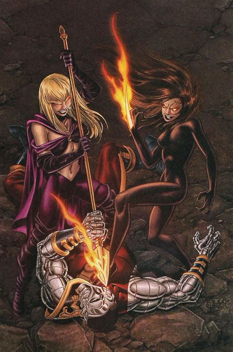 Kitty Pryde And Magik Vs Colossus Marvel Comics Covers Comic Covers