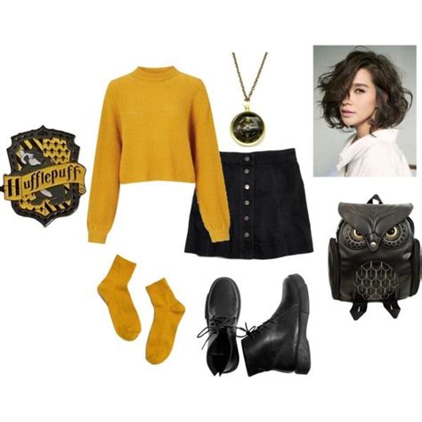 Outfit Inspiration Hufflepuff Harry Potter Outfits Nerd Outfits