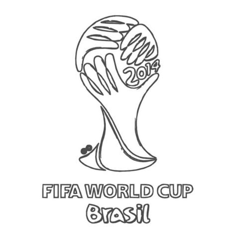 Dibujo De Fifa Copa Del Mundo Para Colorear Para