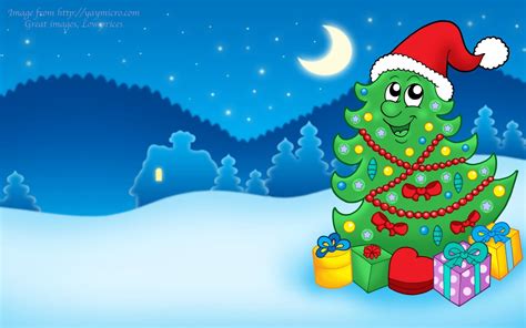 Cartoon Christmas Desktop Free Wallpaper Downloads Free 1920×1200