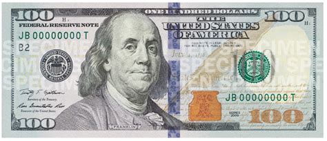 Printable Hundred Dollar Bill
