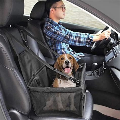 Hippih Collapsible Pet Booster Car Seat Portable Small Dog Cat Car