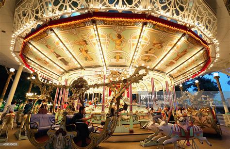 Carousel El Dorado In Operation At Toshimaen Amusement Park On July