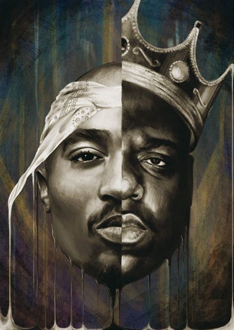 Buy Biggie Smalls Big 2pac Tupac Collage Large A4 210 X 297mm