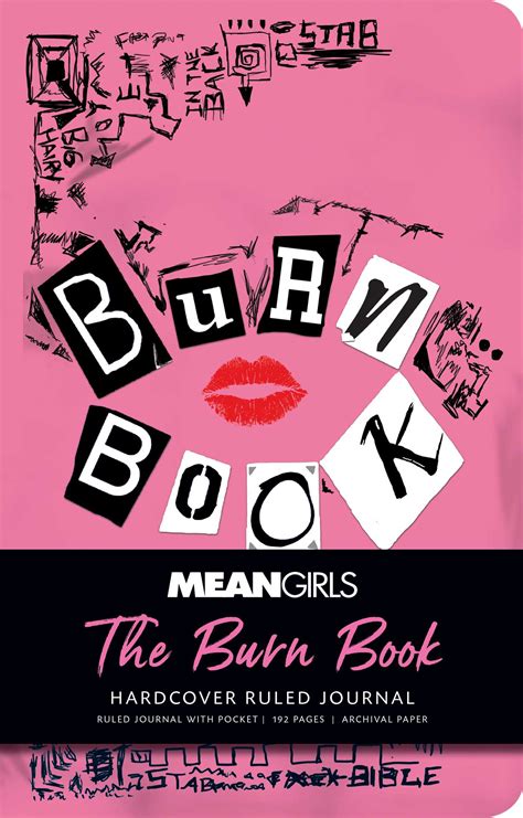 Mean Girls The Burn Book Hardcover Ruled Journal Book By Insight