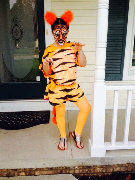 Homemade Tiger Costume Tiger Costume Costumes Halloween