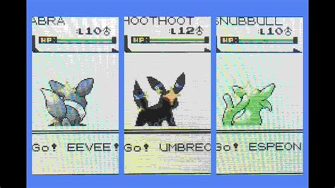 Live Shiny Eevee From Bill After 1934 Srs In Crystal Version