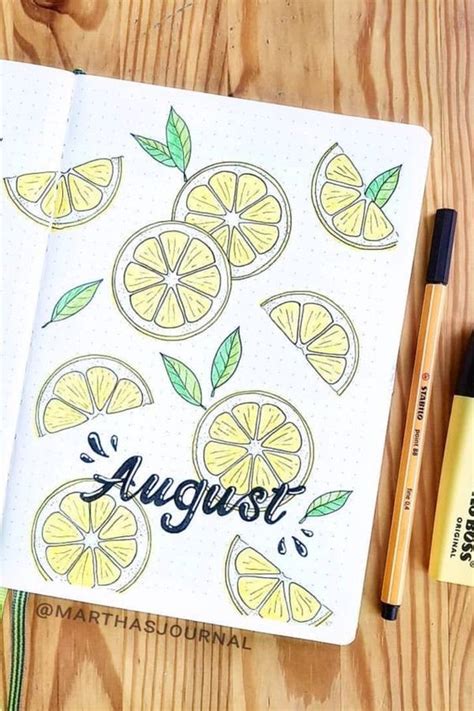 Ideas Para Portadas De Cada Mes Bullet Journal Annie S Place