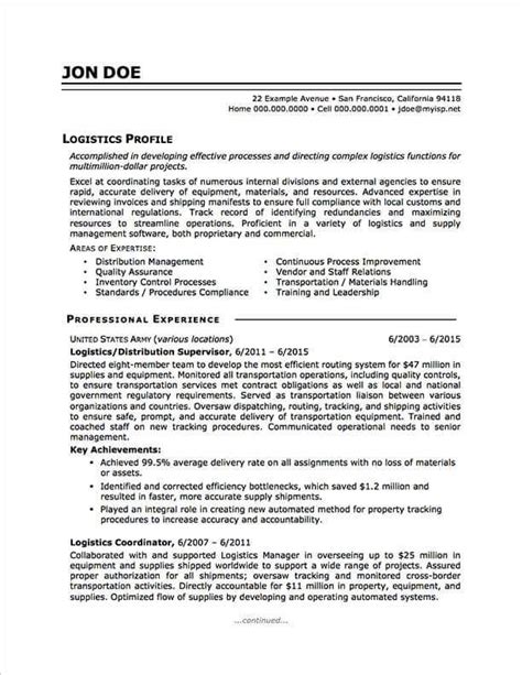 Military To Civilian Resume Sample Professional Resume Examples