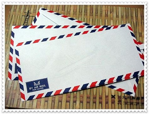 Set Of 20 Vintage White Airmail Envelopes 108 Cm X 235 Cm Etsy