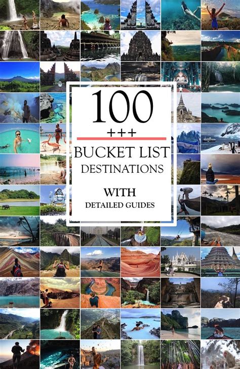 bucket list 100 bucket list destinations bucket list destinations adventure travel explore