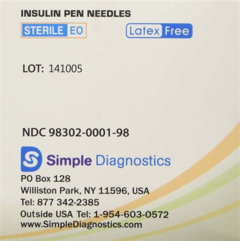 Clever Choice Comfortez Insulin Pen Needles 31g 8mm 100bx 100 Count
