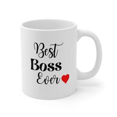 Best Boss Ever Mug Boss Coffee Mug Boss Coffee Cups For Etsy