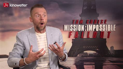 Interview Simon Pegg Mission Impossible Fallout Youtube