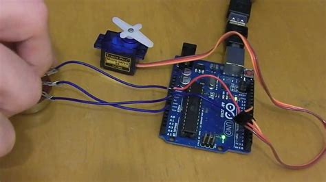 Arduino Tutorial Servo Motor Control Using Potentiometer Youtube My