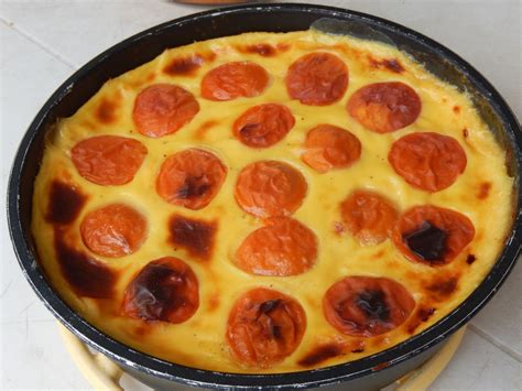 Flan pâtissier aux abricots Fruit Desserts Deserts Thermomix Desserts