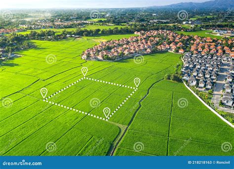 Land Plot Management Real Estate Concept With A Vacant Land On A