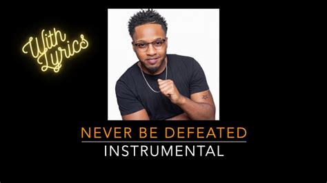 Never Be Defeated Rich Tolbert Jr Instrumental Youtube