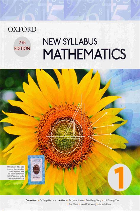 Oxford New Syllabus Mathematics D 1 Book By Dr Joseph Yeo