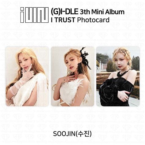 Gi Dle G Idle 3rd Mini Album I Trust Official Photocard Photo Card