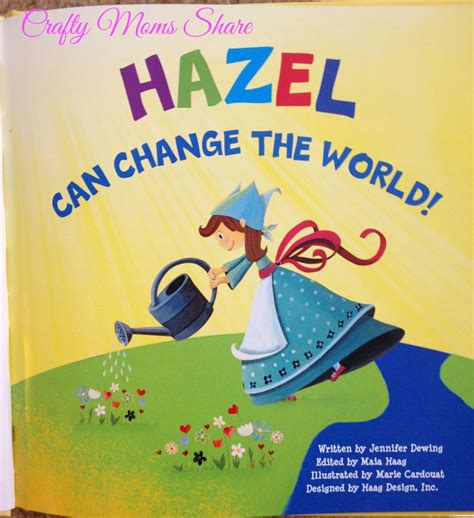 Crafty Moms Share Personalized Childrens Book Review Hazel Can