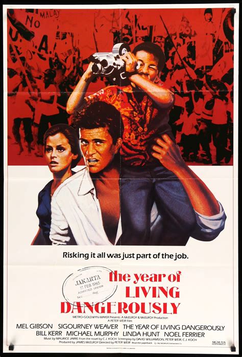 The Year Of Living Dangerously 1982 English One Sheet Movie Poster