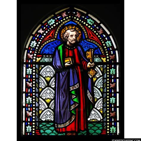 St Peter Religious Stained Glass Window