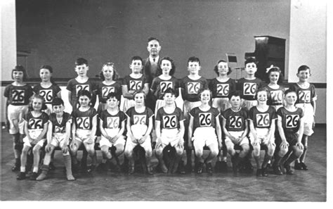School Sports Teams Circa Early 1950s Woodingdean