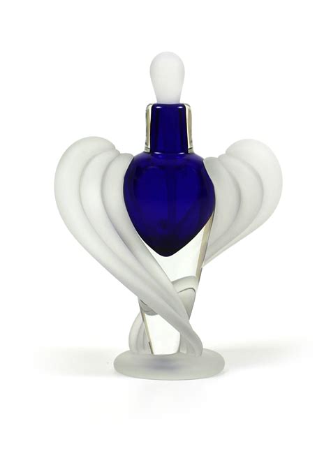 Half Twist Perfume Bottle By Thomas Kelly Art Glass Perfume Bottle Artful Home