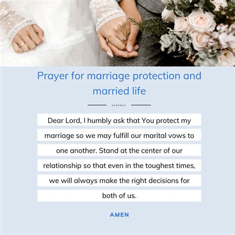 Prayer For Marriage Protection And Married Life Avepray