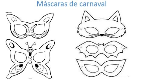 Mascaras De Carnaval 2021 Para Pintar Recortar E Brincar Atividades