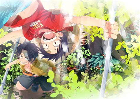 Ace sabo luffy wallpaper 36 pictures. Luffy and Ace Wallpaper and Background Image | 1444x1024 ...
