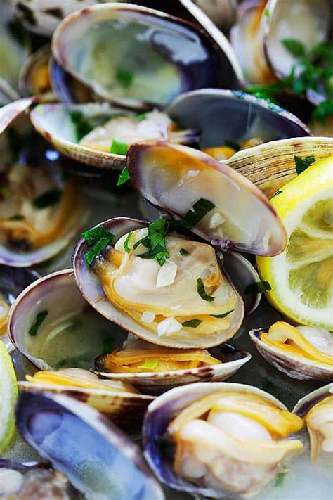 The Best Steamed Clams Recipe Ever Clam Recipes Steamed Clams
