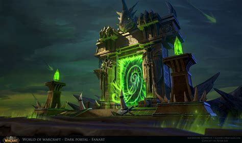 Please contact us if you want to publish a dark fantasy wallpaper on our site. Alexandre Godbille - Warcraft Dark Portal - Fanart ...