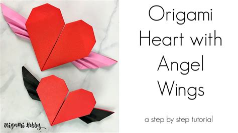 How To Make Origami Heart With Wings A Step By Step Tutorial Youtube