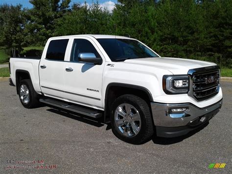 2016 Gmc Sierra 1500 Slt Crew Cab 4wd In White Frost Tricoat Photo 4